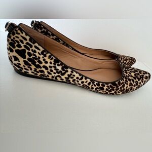 Signature By Vince Camuto Chandi Flats Animal Print Cow Hide Women’s Size 8